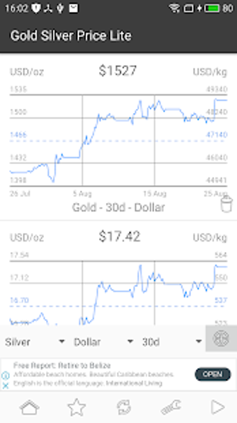 Image 0 for Gold Silver Price Lite