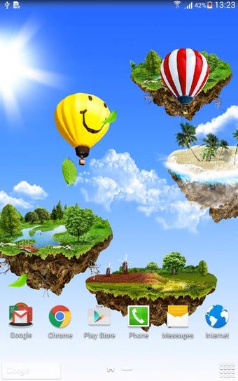 Imagen 1 para Flying Islands Live Wallp…