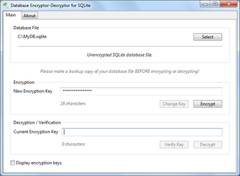 Imagen 1 para Database Encryptor-Decryp…
