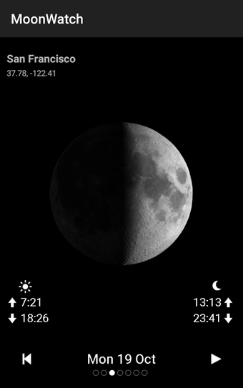 Image 0 for Moon Calendar Watch
