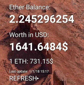 Image 0 for Ether Wallet Widget