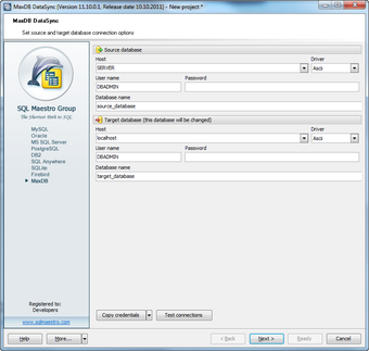 Image 0 for MaxDB Data Sync