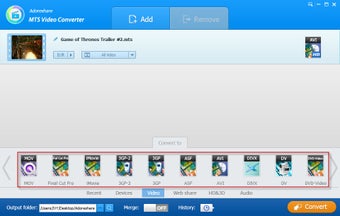 Image 0 for Adoreshare MTS Converter