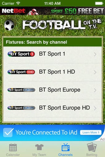 Image 0 for Football on the TV Free