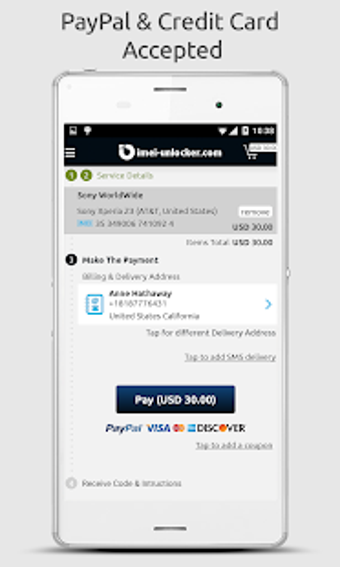 Imagen 2 para SIM Unlock for Sony Xperi…