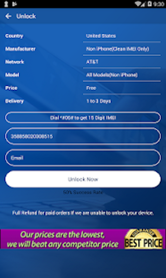 Imagen 3 para Free ATT Unlock Network C…