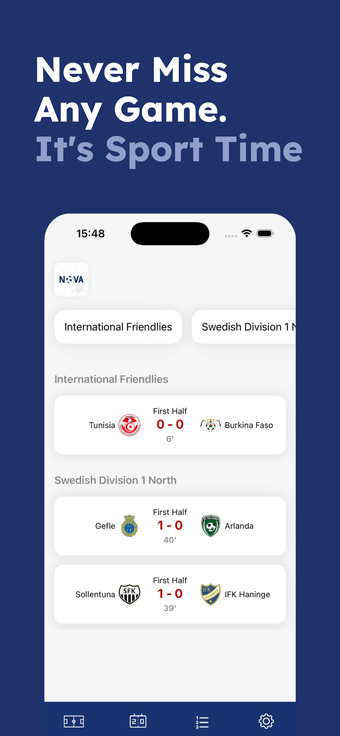 Image 0 for Nova - Live Sports Scores