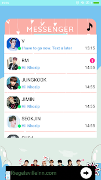Imagen 3 para BTS Messenger - Chat with…