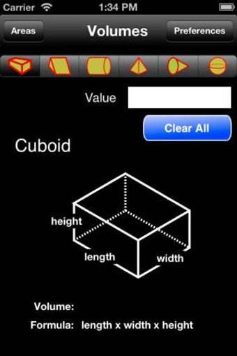 Image 0 for Volumes Calculator