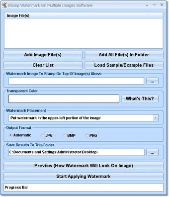 Image 0 for Stamp Watermark On Multip…