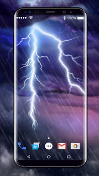Image 1 for Thunder Storm Live Wallpa…
