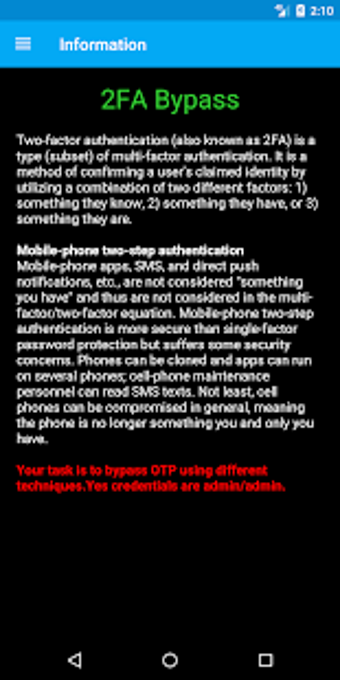 Imagen 1 para 2FA Bypass