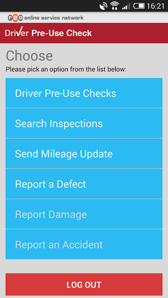 Image 0 for r2c Driver Pre-use Check