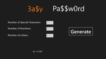 Image 0 for Easy Password for Windows…