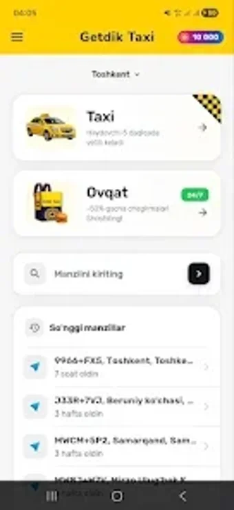 Imagen 0 para Getdik: taksi va yetkazis…