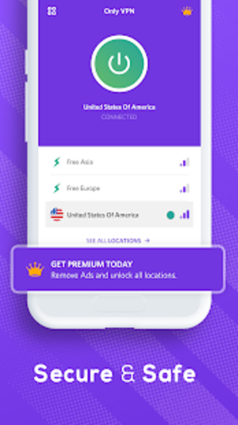 Imagen 1 para Only VPN - Free VPN Super…