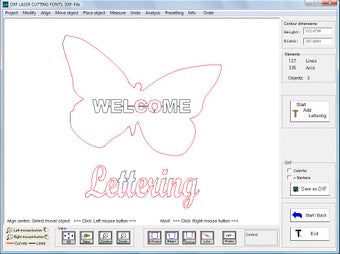 Image 0 for DXF Laser Cutting Fonts