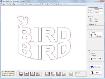 Image 1 for DXF Laser Cutting Fonts
