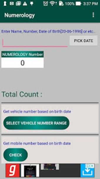 Imagen 0 para NUMEROLOGY CALCULATOR