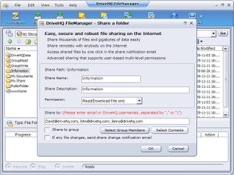 Image 4 for DriveHQ FileManager