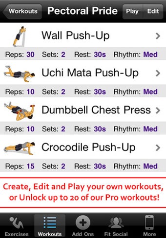 Image 0 for Chest Workouts Free