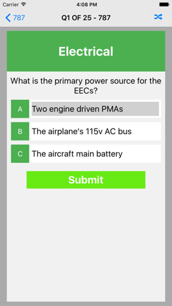 Image 0 for B787 Exam Questions