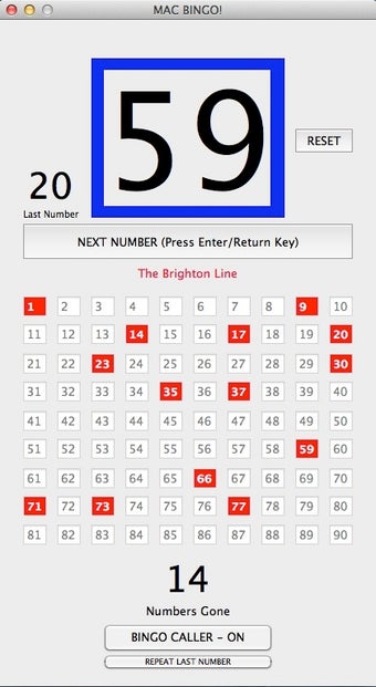 Image 0 for MAC Bingo
