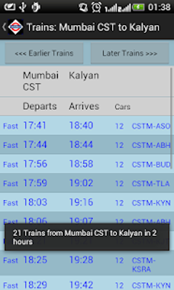Image 3 for Mumbai Local Train Timeta…
