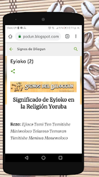 Imagen 1 para Signos del Diloggun