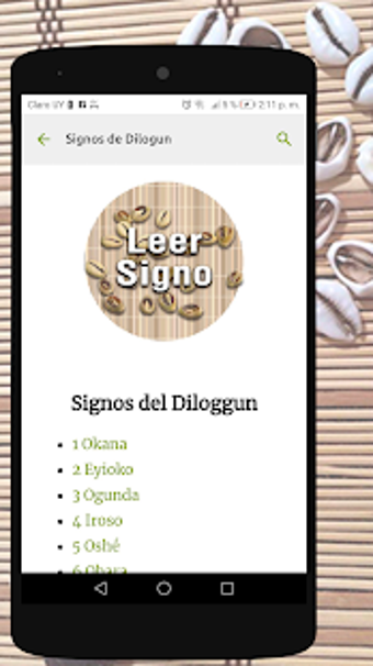 Imagen 0 para Signos del Diloggun