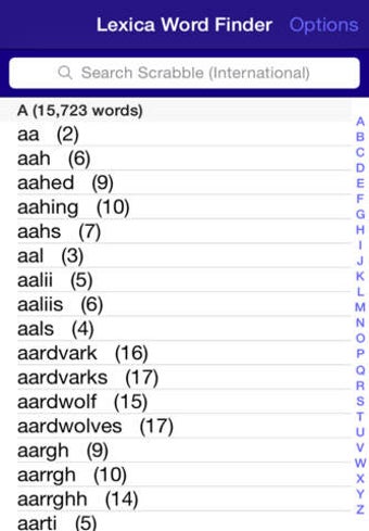 Image 0 for Lexica Word Finder for Sc…