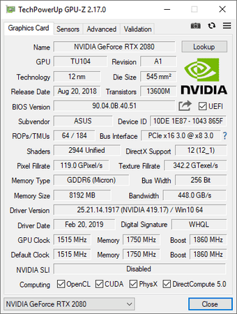Imagen 0 para GPU-Z