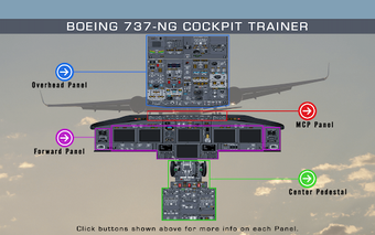 Image 1 for Boeing B737-NG cockpit tr…
