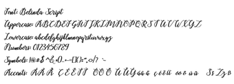 Image 0 for Belinda Script