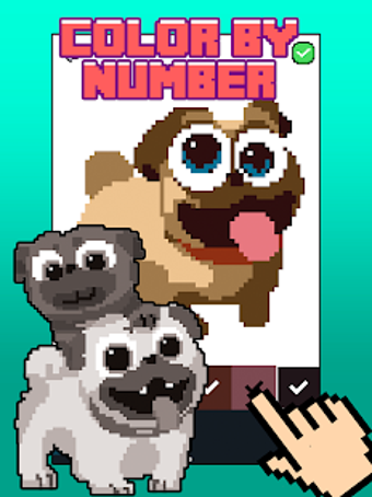 Image 3 for Puppy Dog Color by Number…