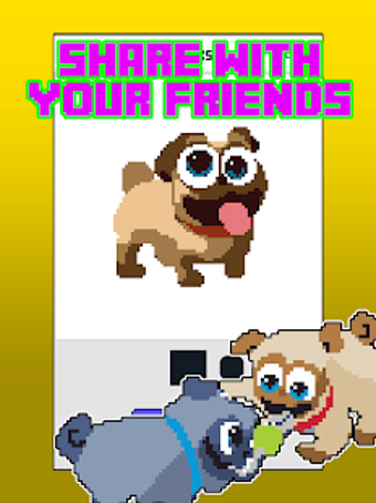 Image 1 for Puppy Dog Color by Number…