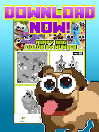 Image 0 for Puppy Dog Color by Number…