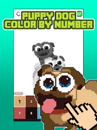 Image 2 for Puppy Dog Color by Number…