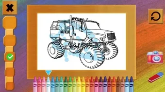 Imagen 0 para Monster Trucks Coloring P…