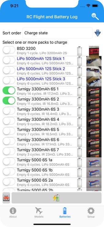 Image 1 for RC Flight and Battery Log