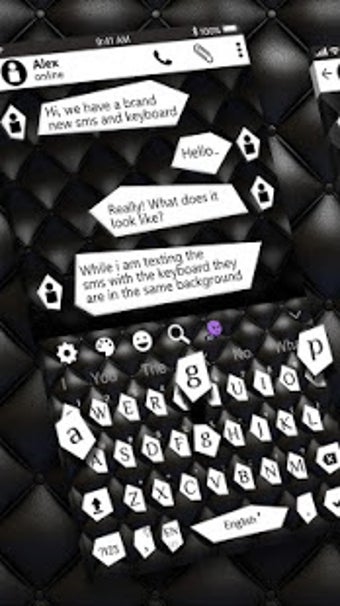 Imagen 3 para Messaging Black & White k…