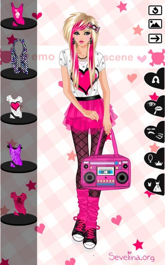 Imagen 1 para Emo dress up game