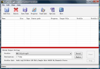 Image 0 for Bluefox MP3 WAV converter