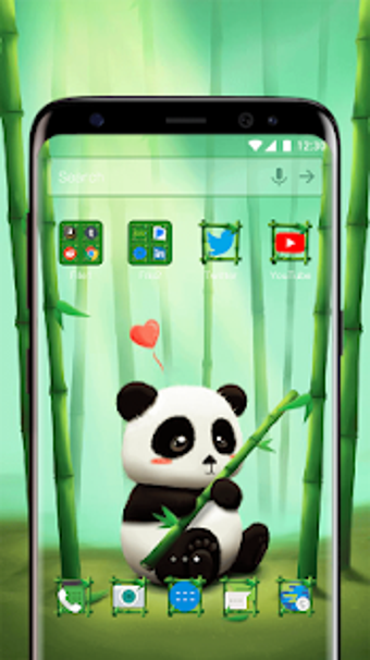 Image 3 for Bamboo Panda Emoji Theme