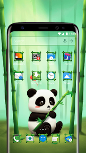 Image 2 for Bamboo Panda Emoji Theme