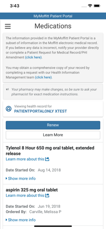 Image 3 for MyMoffitt Patient Portal