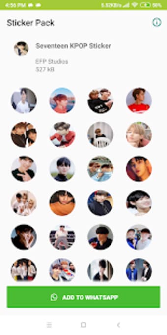 Image 0 for Seventeen Sticker for Wha…
