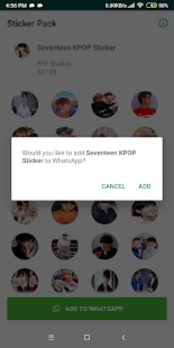 Image 2 for Seventeen Sticker for Wha…