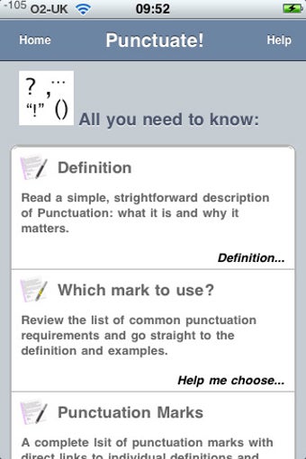 Image 0 for Punctuate!