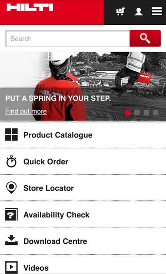 Image 1 for Hilti Mobile App